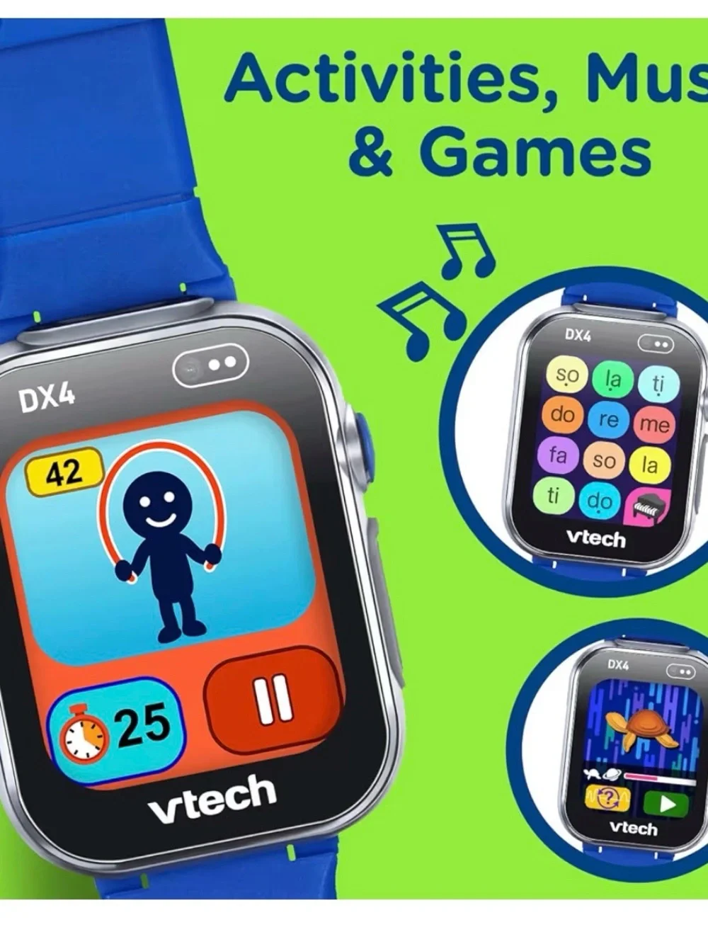 VTech DX4 Kids Smartwatch – Blue